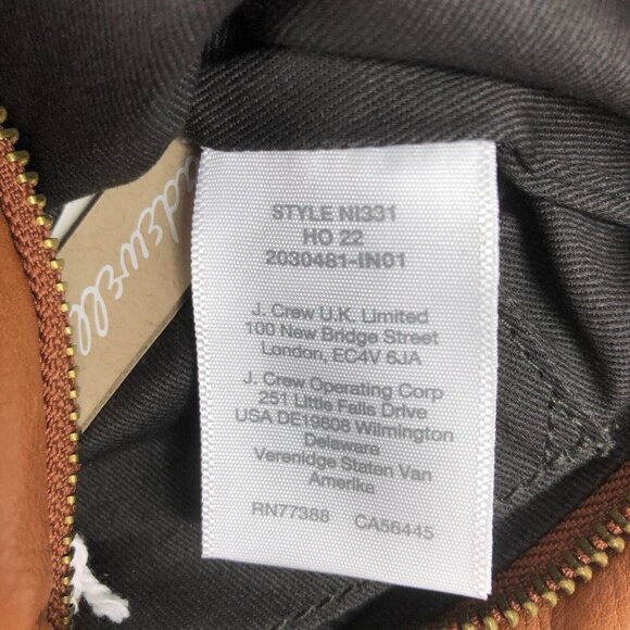 MADEWELL $110 Puffy Crossbody Leather Bag English Saddle NI331 - Picture 6 of 6